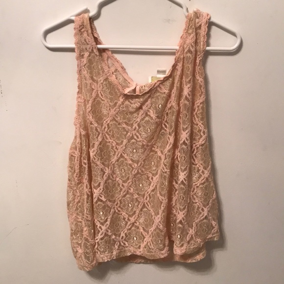 Forever 21 Tops - PLUS SIZE LACE CROP TANK